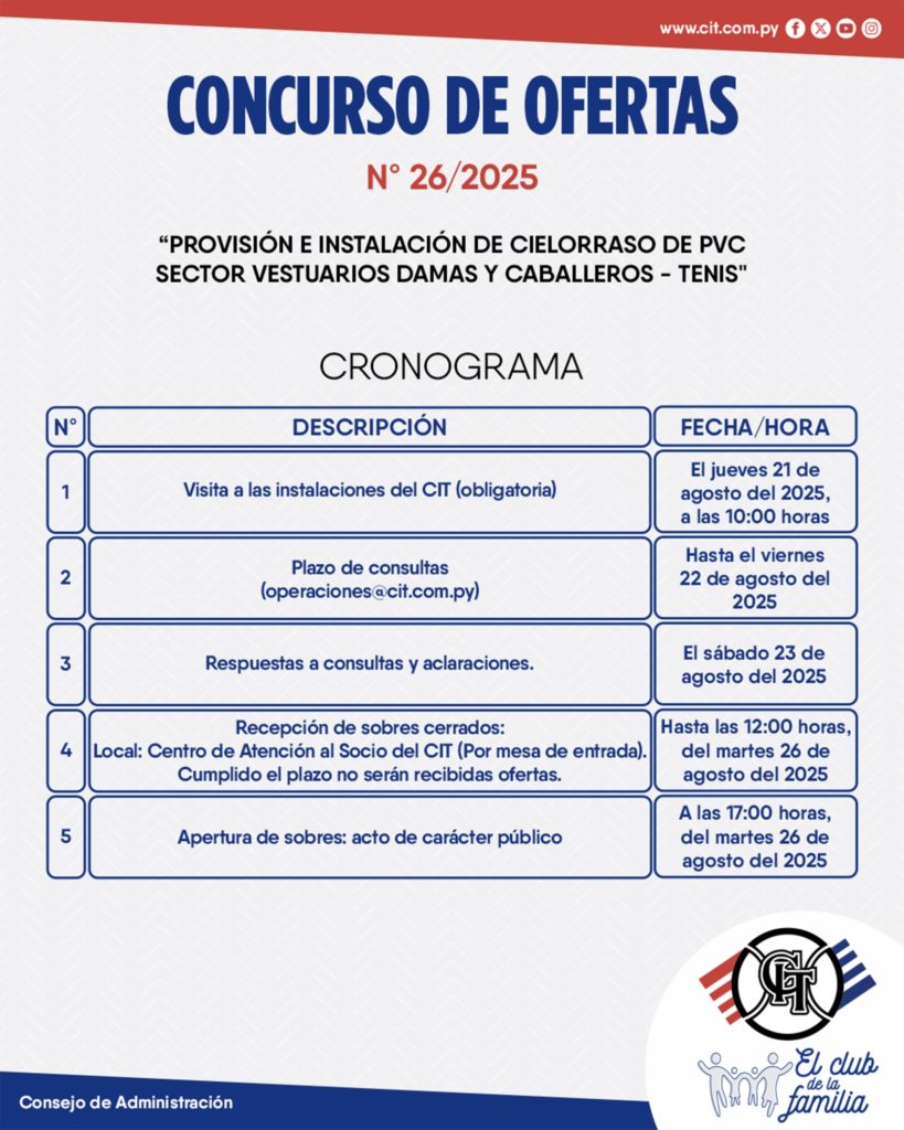 Concurso 26 2025