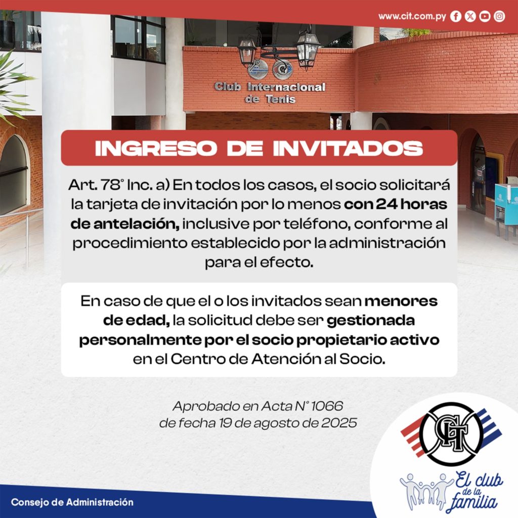 Ingreso invitados revista