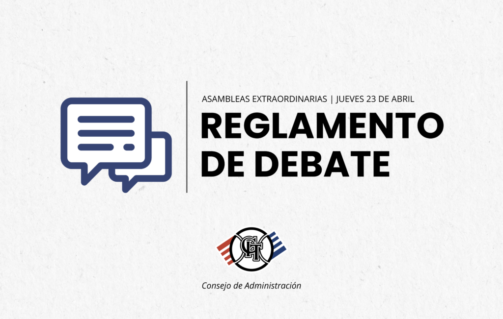Reglamento de Debate | Asambleas Extraordinarias