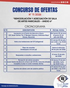 Calendario de Concurso