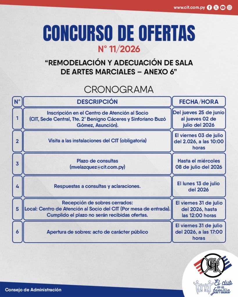 Calendario de Concurso